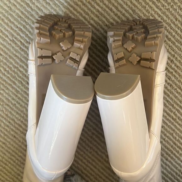 New Wild Diva Lounge block heel lug platform booties - Picture 5 of 8